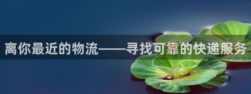 优游国际官网下载:离你最近的物流——