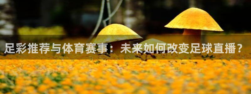 857直播足球免费：足彩推荐与体育赛事：未来如何改变足球直播？