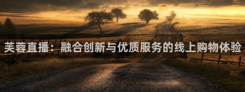 857看球直播平台：芙蓉直播：融合创新与优质服务的线上购物体验